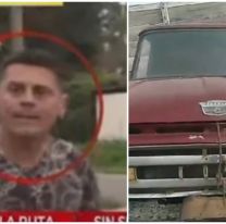 Fueron a buscar al camionero que chocó con Huguito Flores: desfiguró a periodista