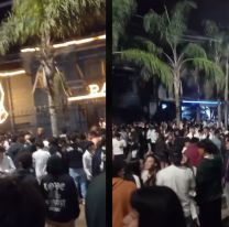 Enojo por el festejo de los estudiantes en un boliche jujeño: Muchos quedaron afuera y cayó la policía
