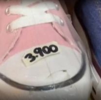 Zapatillas por $3000: jujeños invadieron un local que tiene los precios en el piso
