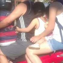 Pareja jujeña y sus hijos iban en moto: Fueron atropellados