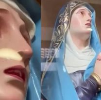 Una estatua de la Virgen María comenzó a "llorar" en una peregrinación