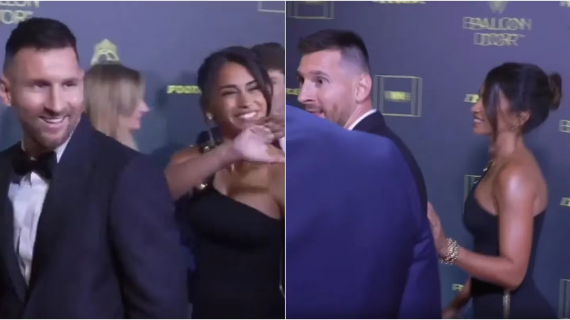 Lo que no viste de la entrega del Balón de Oro, Messi, Anto y Sofi Martínez. De película