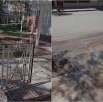 Pierden las cloacas del Pablo Soria y la vereda se llenó de excremeto