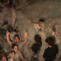 Fiesta de la espuma en Jujuy: se sintieron manoseados y no podían creer lo que había pasado