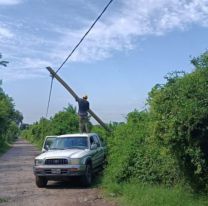 Granizo, árboles caídos y sin energía por horas en Los Manantiales