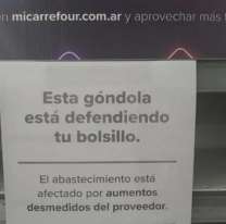Carrefour, "en huelga" por la inflación: qué pasó en un reconocido super (VIDEO)
