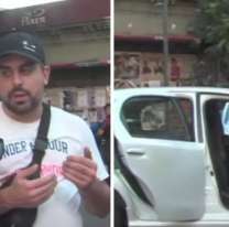 Borracho pasó el semáforo en rojo, chocó y piropeo a la periodista