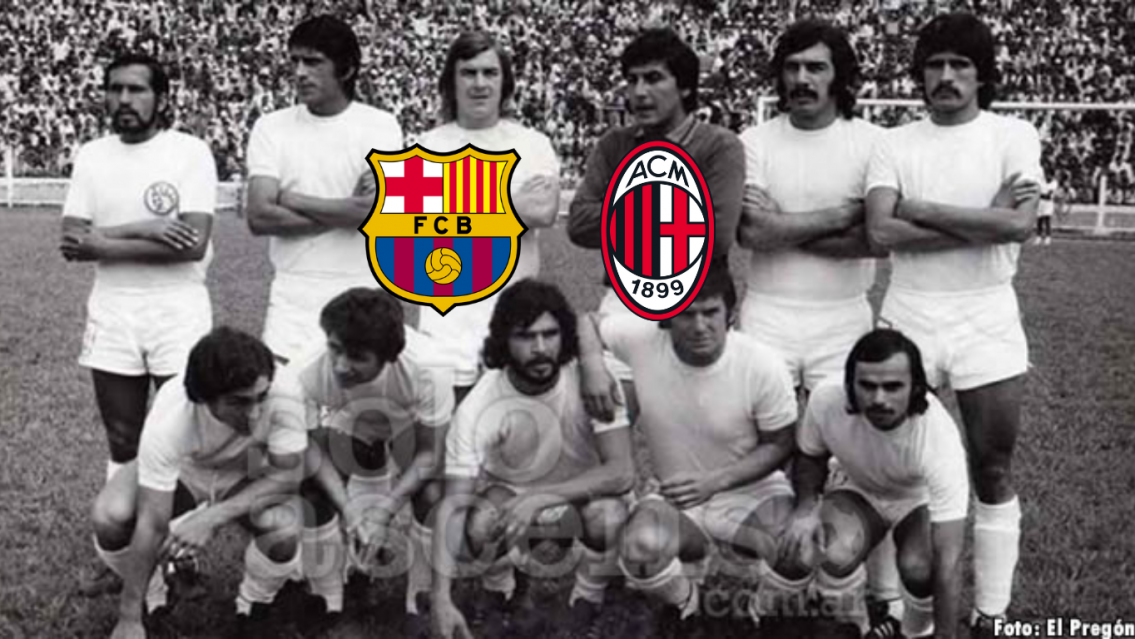 El día que Altos Hornos Zapla le ganó al Milán de Italia y Barcelona FC: histórico