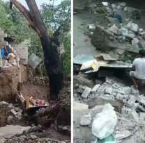 Jujeños perdieron todo lo que tenían en su casa por la crecida de un arroyo 