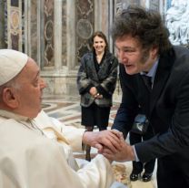 Filtraron la conversación que tuvo Milei con el Papa: por este motivo sonrieron