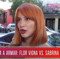 Flor Vigna reflexionó sobre sus dichos contra Sabrina Rojas: "Se me escapó"