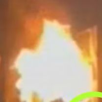 Tragedia en Nueva Córdoba:  videos terrible del incendio que dejó un estudiante muerto