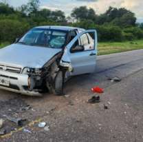 Murió el motociclista que fue embestido por un remis en la ruta provincial Nº 1