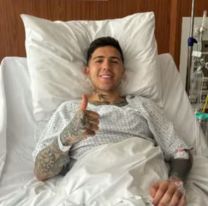 El emotivo posteo de Enzo Fernández tras la cirugía que lo dejó afuera de las canchas