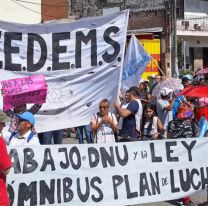 El Cedems adhiere al paro nacional y a la movilización del próximo jueves 9 de mayo