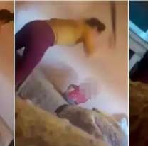 El novio de la detenida por golpear a la hija contó lo que vio cuando llegó a su casa