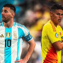 Chicana de Colombia a Argentina a horas de la gran final, apuntaron principalmente a Messi