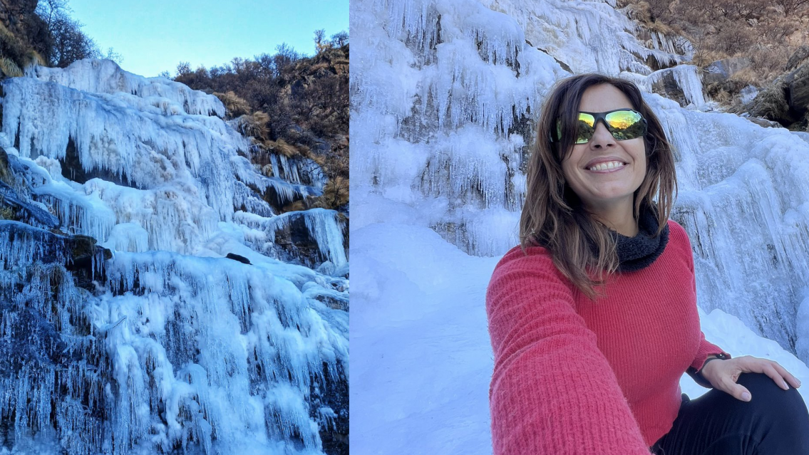 ¡Increíble! La cascada norteña se congeló y enamoró a todos [FOTOS]