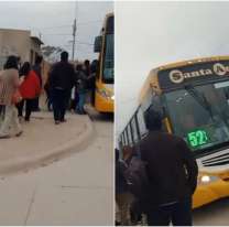 Desesperación por tomar un colectivo: así se vive en Jujuy