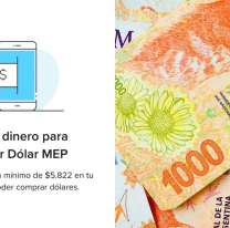 Cuánto es lo mínimo de pesos que tenés que tener para comprar dólares en Mercado Pago