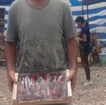 Mega famoso participó  en la recolección de frutillas en Jujuy