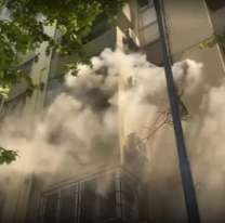 Terrible incendio en un edificio: murieron dos personas y hay 40 heridos