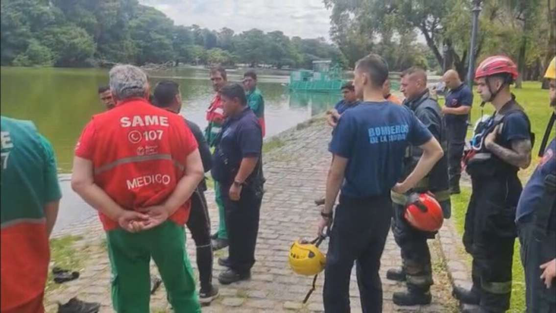 Machado se metió a nadar al lago y lo encontraron de la peor manera