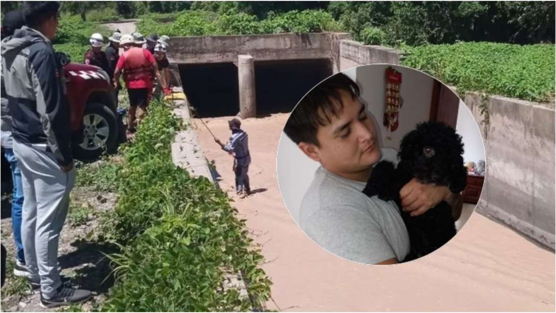 Intensa búsqueda de Nicolás, el joven que cayó al canal en Alto Comedero