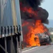 Abuelo jujeño casi causa una tragedia en la ruta 34: dramático vuelco e incendio