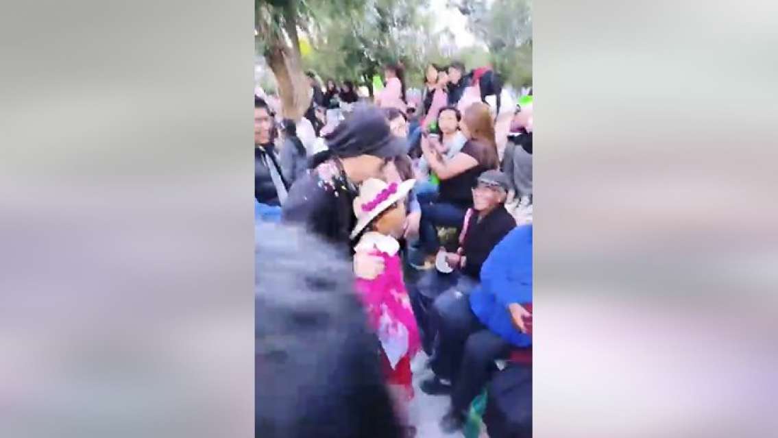 El idolo boliviano que apareció en una plaza de Jujuy