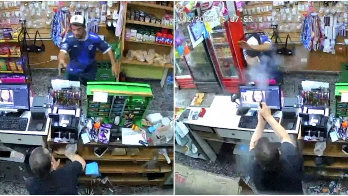 Quedó todo grabado: así asesinaron al kiosquero