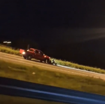 Camioneta lo atropelló y lo dejó abandonado con quebraduras en todo el cuerpo