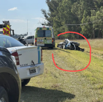 Así quedó su auto y ella no logró sobrevivir, tenía 37 años y chocó