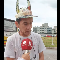 Su invento para carnaval lo convirtió en el vendedor más querido de Jujuy