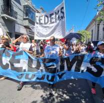 Paro y movilización del CEDEMS en Jujuy: reclamos por mejores condiciones laborales