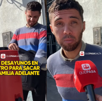 "Empecé con sanguchitos", jujeño se la rebusca para sacar adelante a su familia