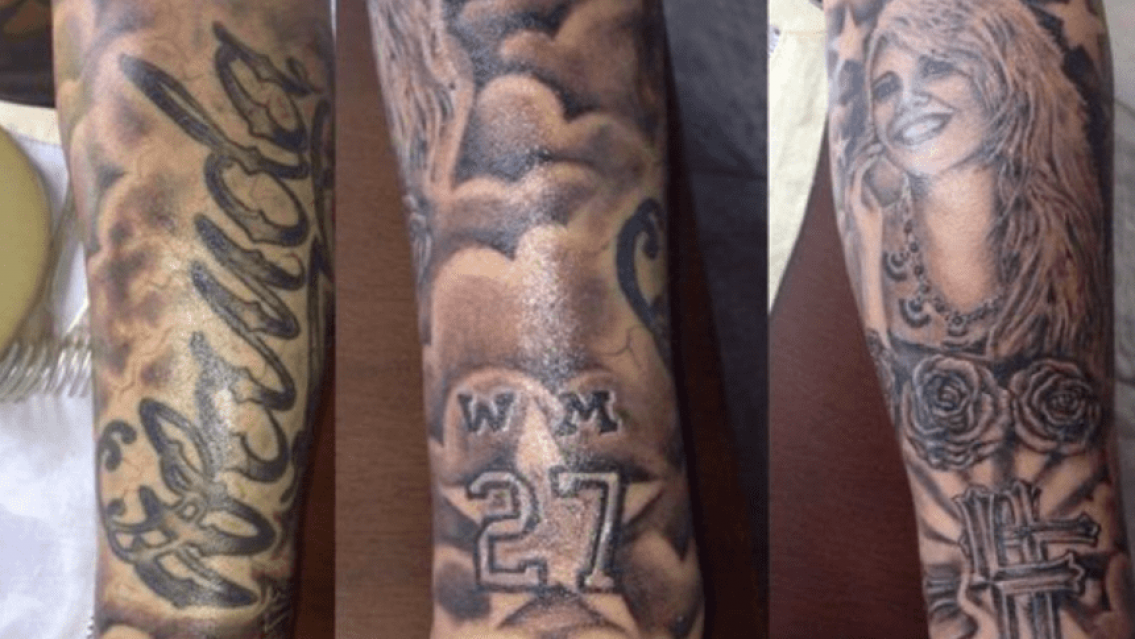 Habló el tatuador de Mauro Icardi sobre la dura tarea de borrarle los tatuajes