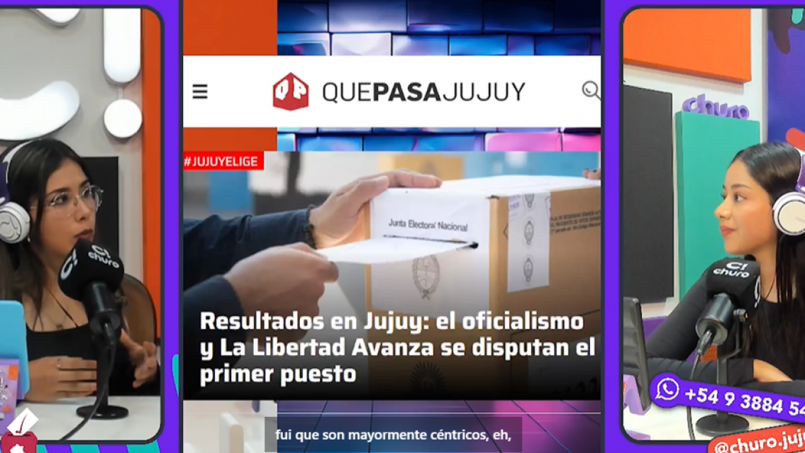 Streaming en vivo: Que Pasa Jujuy y Churo transmiten el escrutinio minuto a minuto