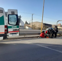 Jujuy: Ciclista chocó contra un poste de luz en la colectora de Ruta 9