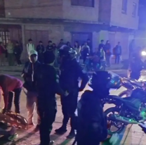 Se dieron con todo: dos heridos a chocar sus motos en Alto Comedero