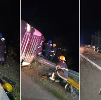 Camión de Ledesma volcó lleno de azúcar esta madrugada y un operario murió