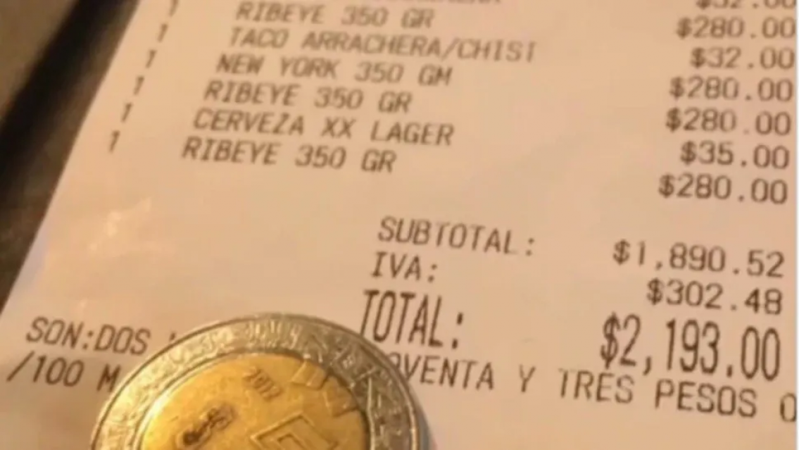 Muy ratas, gastaron miles de pesos y dejaron dos monedas de propina. El mozo los escrachó