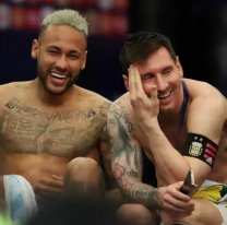 La conmovedora charla entre Messi y Neymar después de la final de la copa