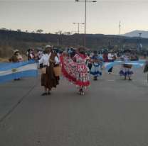 Sin autorización: Los gauchos marcharon igual por el 23 de Agosto