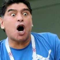 Famoso argentino hizo gestos ofensivos sobre Diego Maradona. No hay respeto