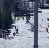 Así fue la brutal caída de Vero Lozano desde una aerosilla en Aspen. Se filtró el video