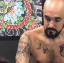 Abel Pintos tiene cada vez más tatuajes, ¿cuál es el último que se hizo?