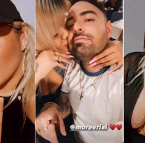 La nueva vida de More Rial, selfie con su novio y mensajes picantes. ¿Para quién?