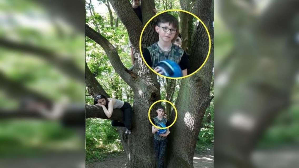 Aterrador: apareció un fantasma en la foto que le sacó a su hijo