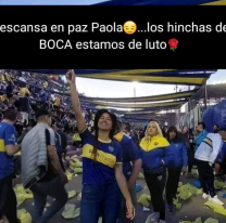 El último adiós a la chica de 31 años que murió yendo a ver a Boca. "Volá alto..."